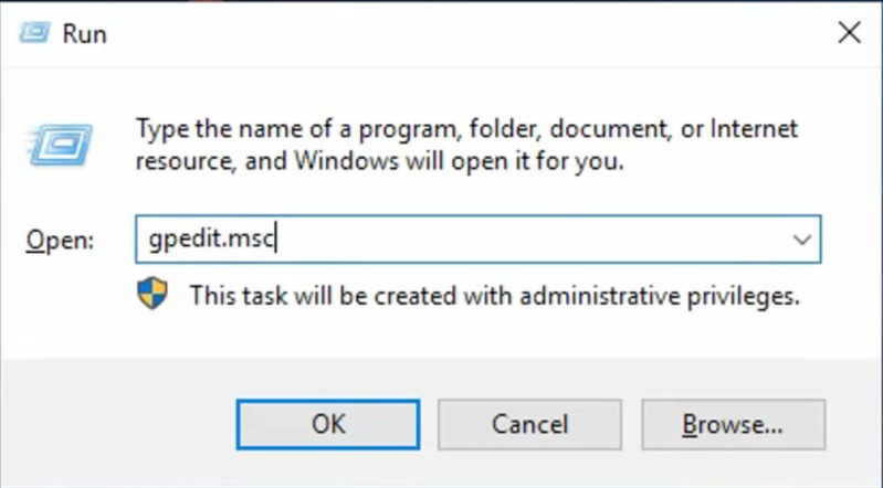 gpedit.msc for remote desktop connection