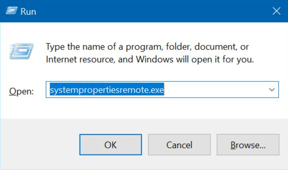 Enable Remote Desktop