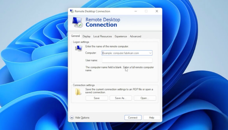 Remote Desktop Settings