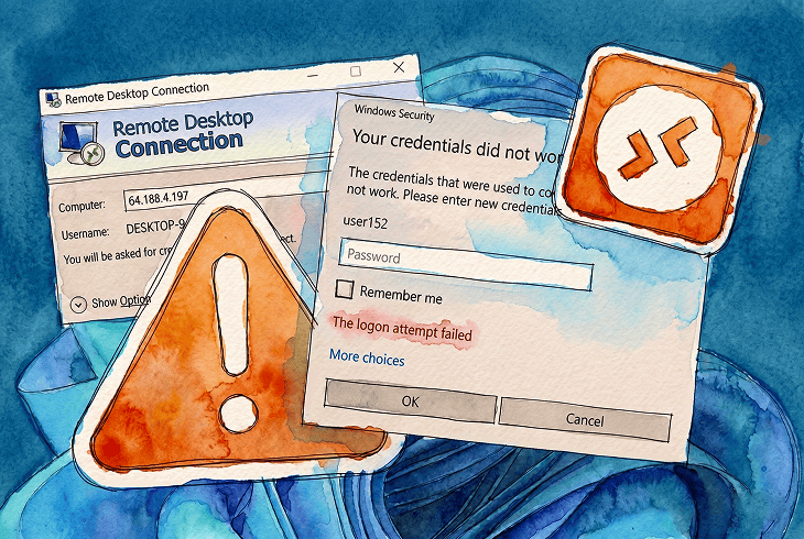 Fix the Logon Attempt Failed RDP Error on Windows